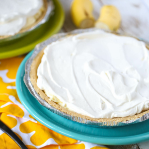Banana Cream Pie on table