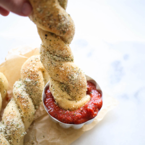 homemade breadsticks from our best bites