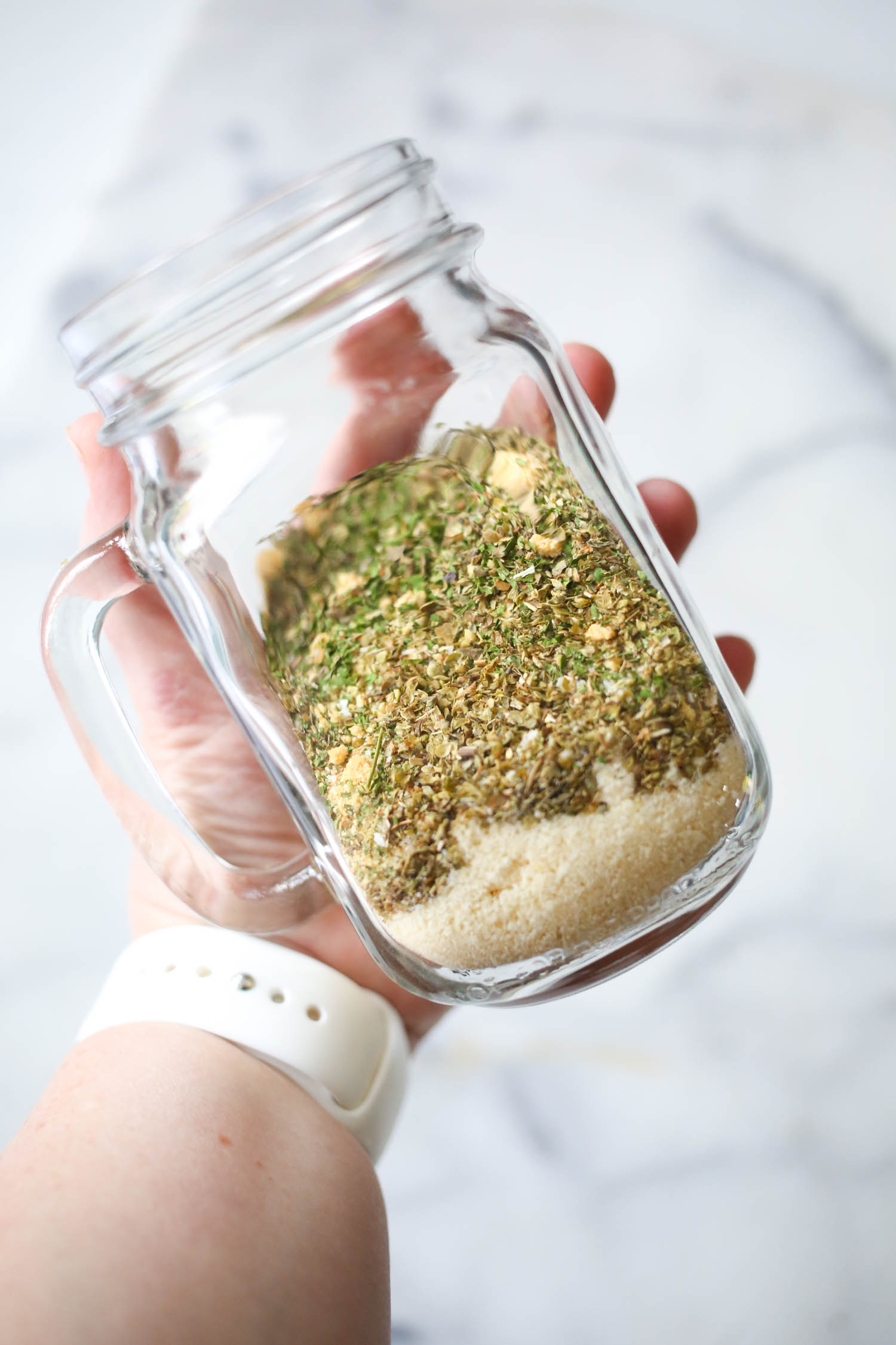 garlic bread seasoning in jar