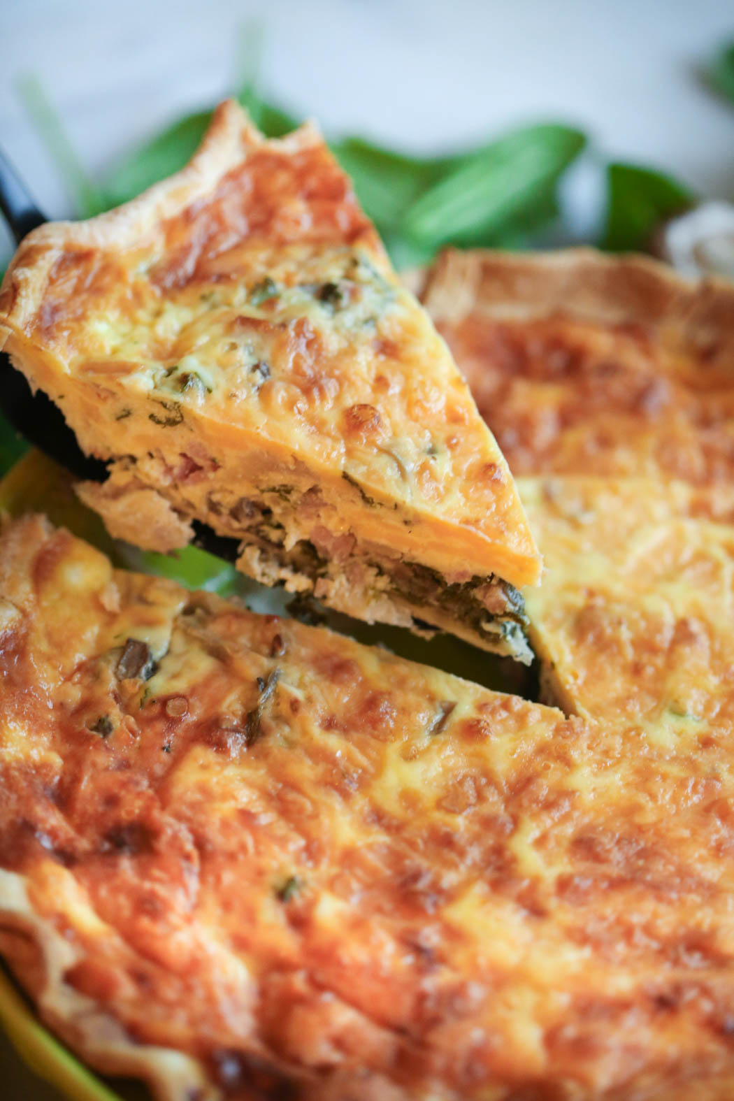 sliced ultimate quiche from our best bites