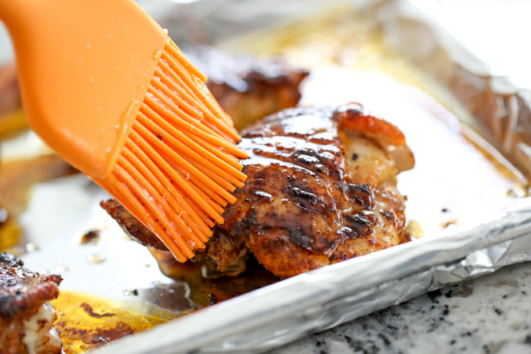 basting brush chicken