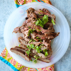 sweet and savory flank steak