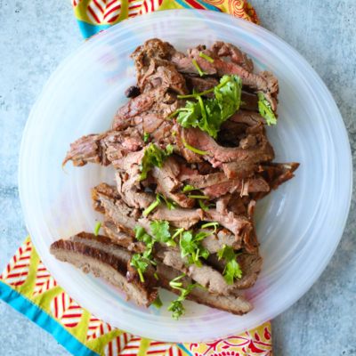 sweet and savory flank steak