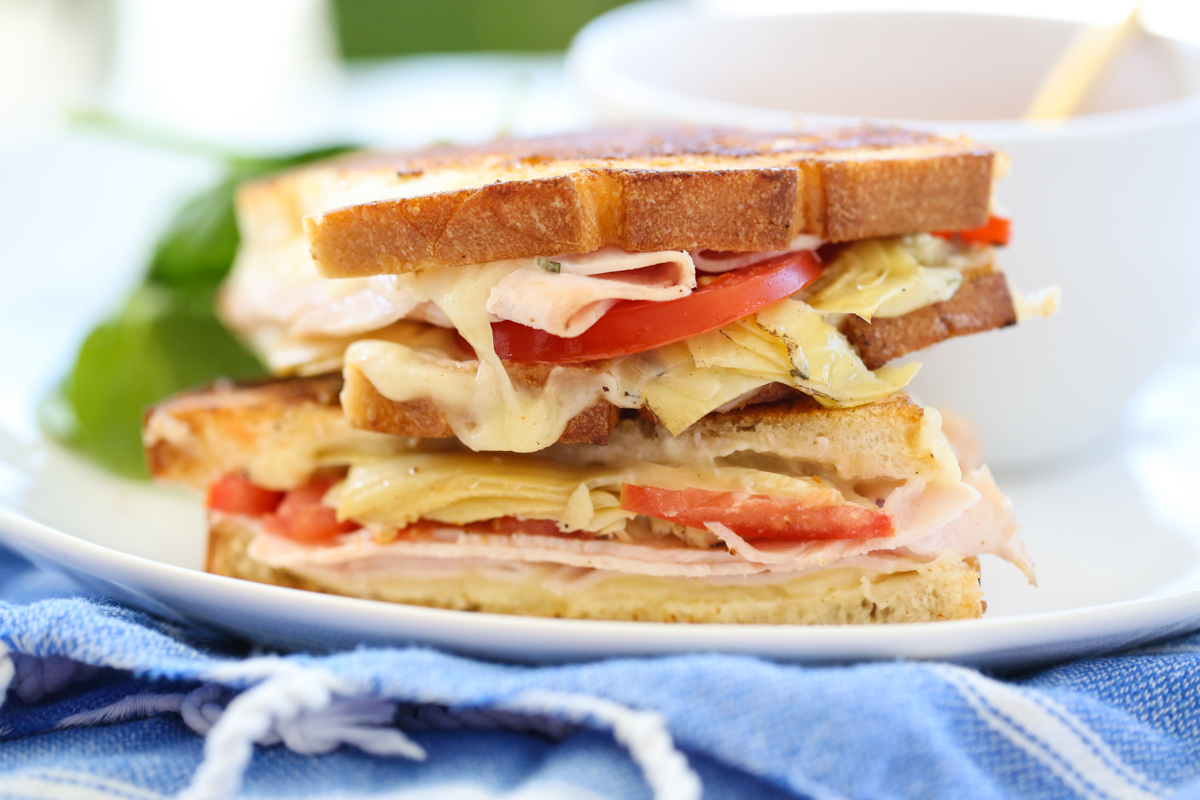 Turkey Artichoke Panini