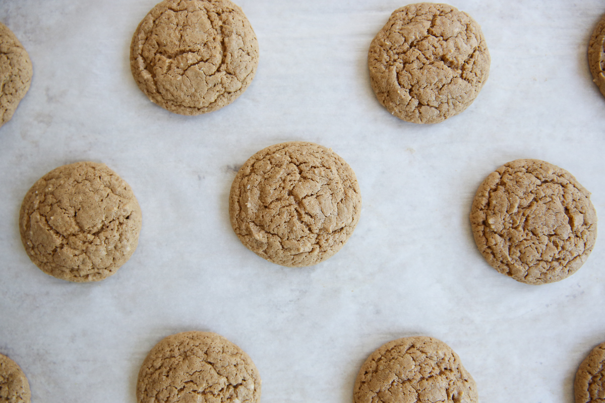baked pumpkin spice cookies
