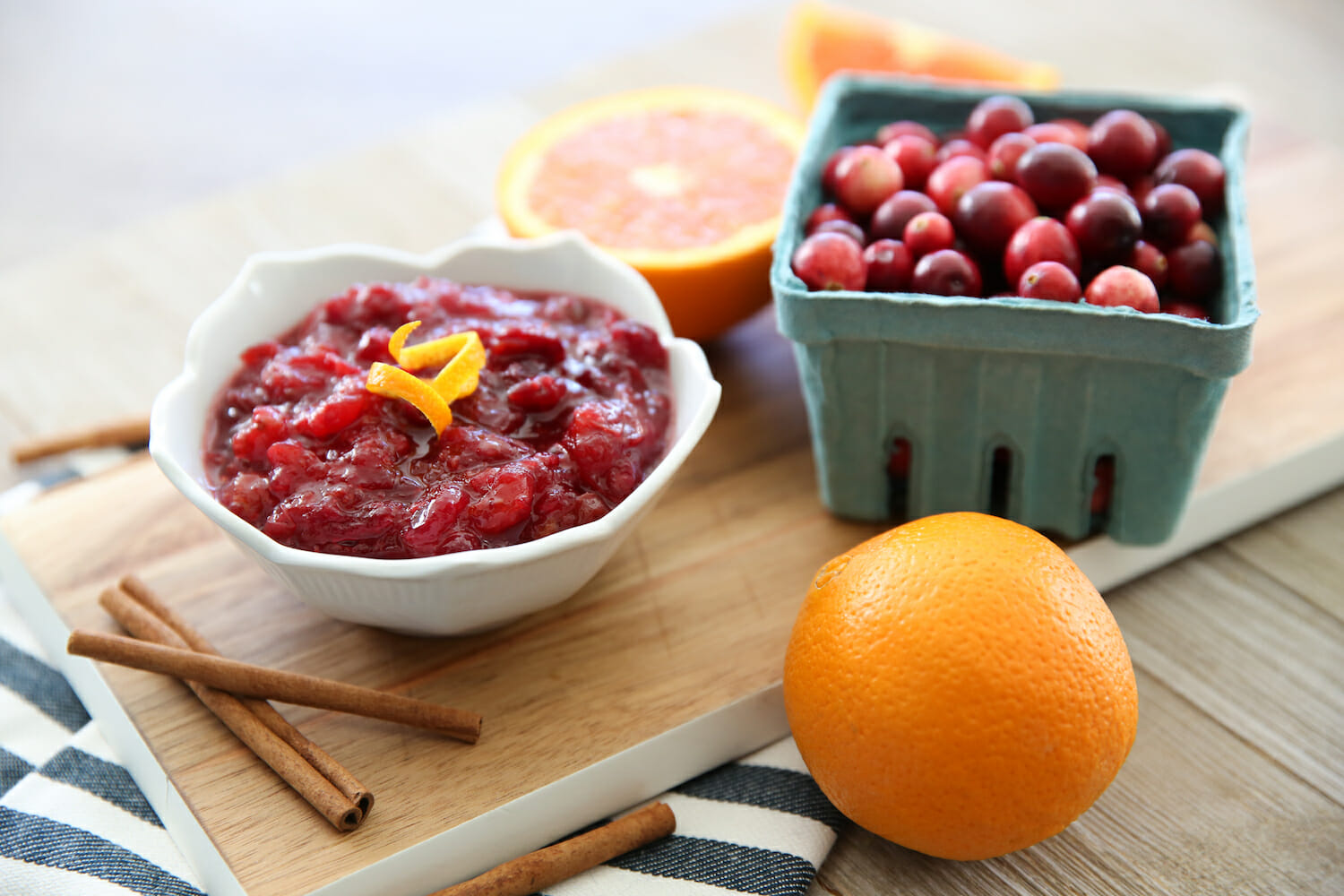 fresh cranberry sauce from our best bites