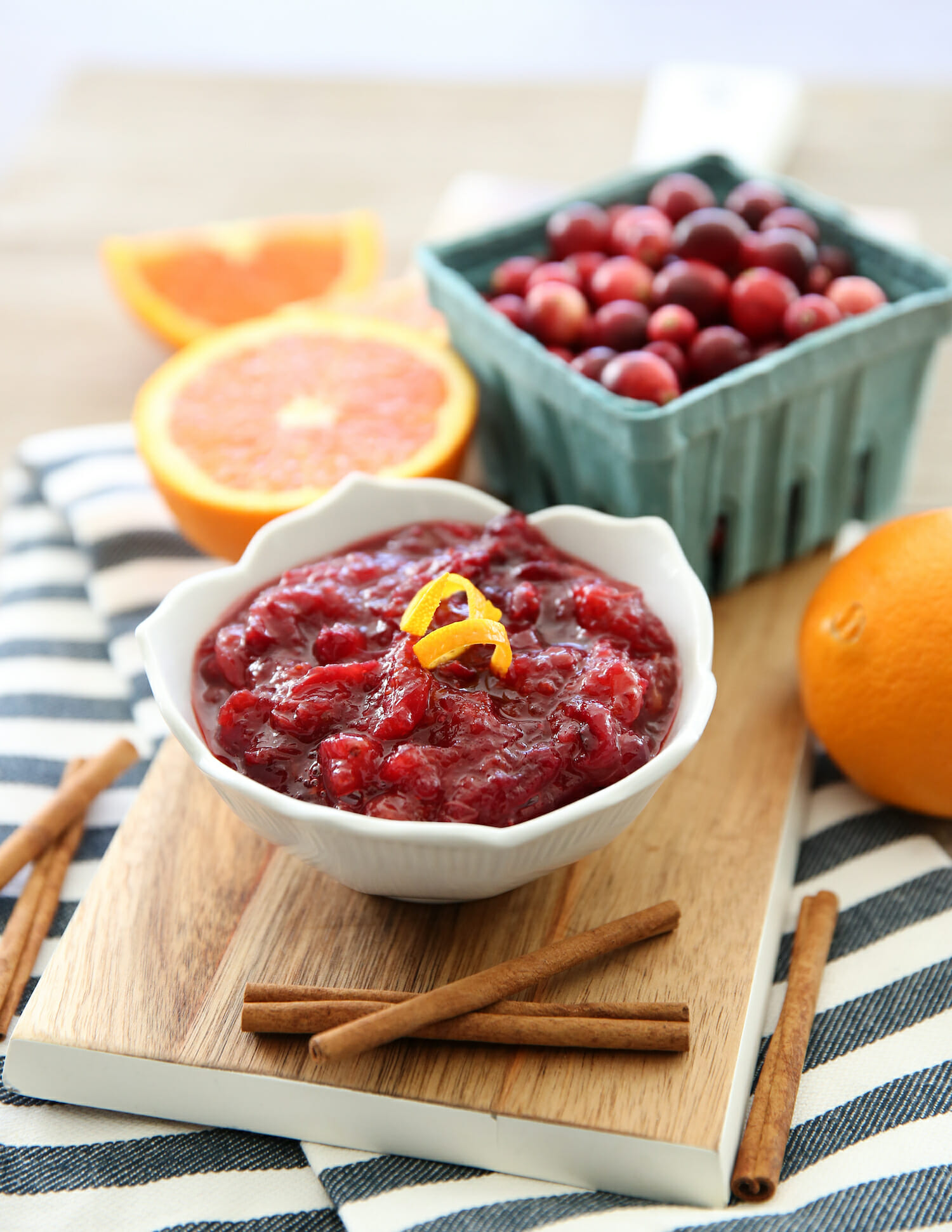 fresh cranberry sauce from our best bites
