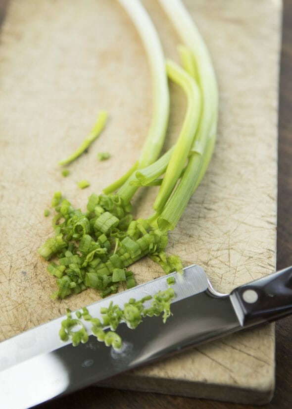 Chopped Green Onions for Perfect Cheeseball