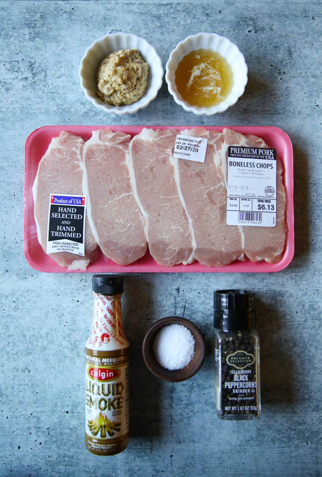 honey mustard pork chops ingredients