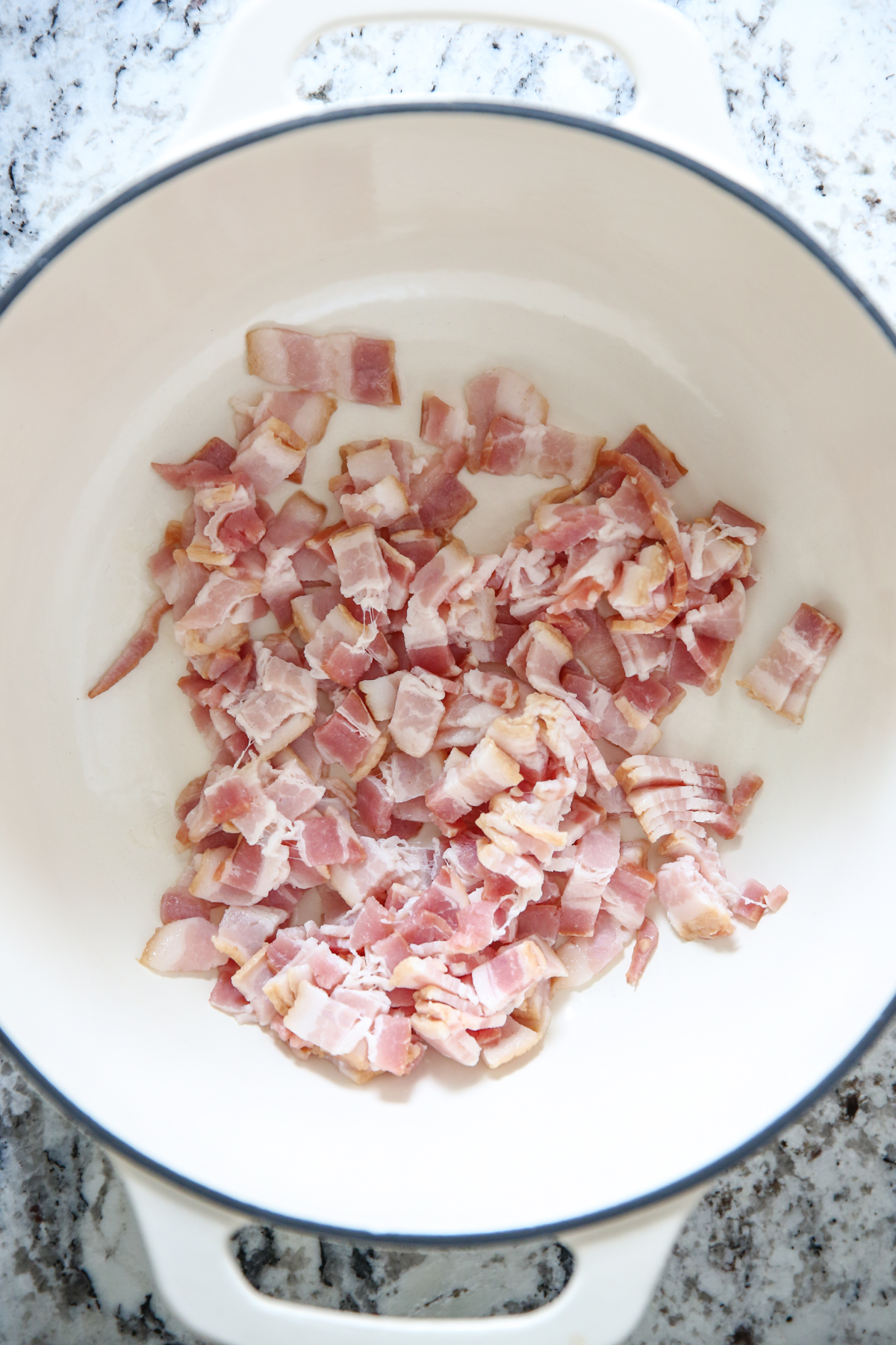 chopped bacon