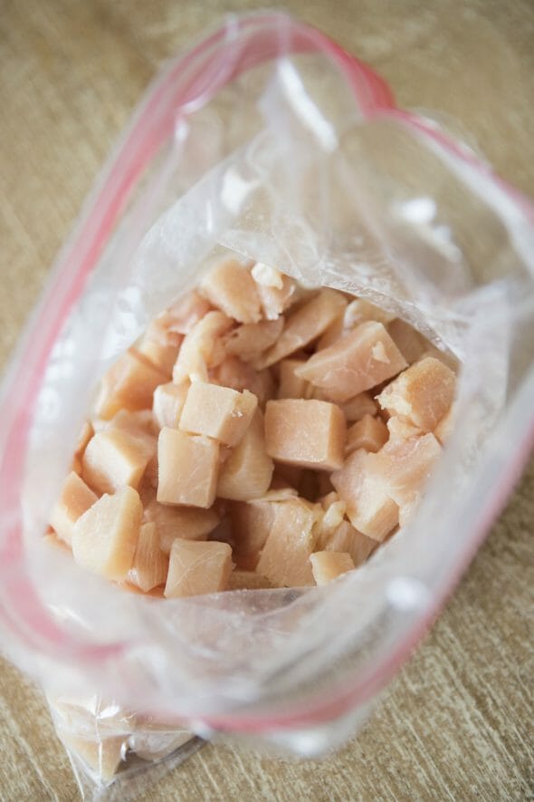 Seasoning chicken