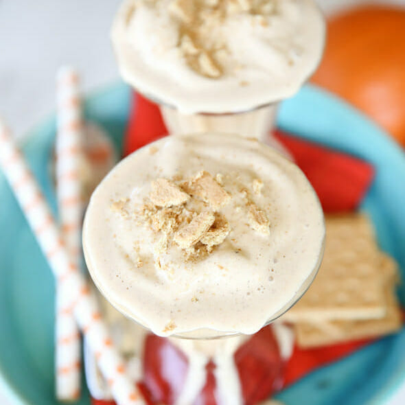 pumpkin pie milkshake from Our Best Bites