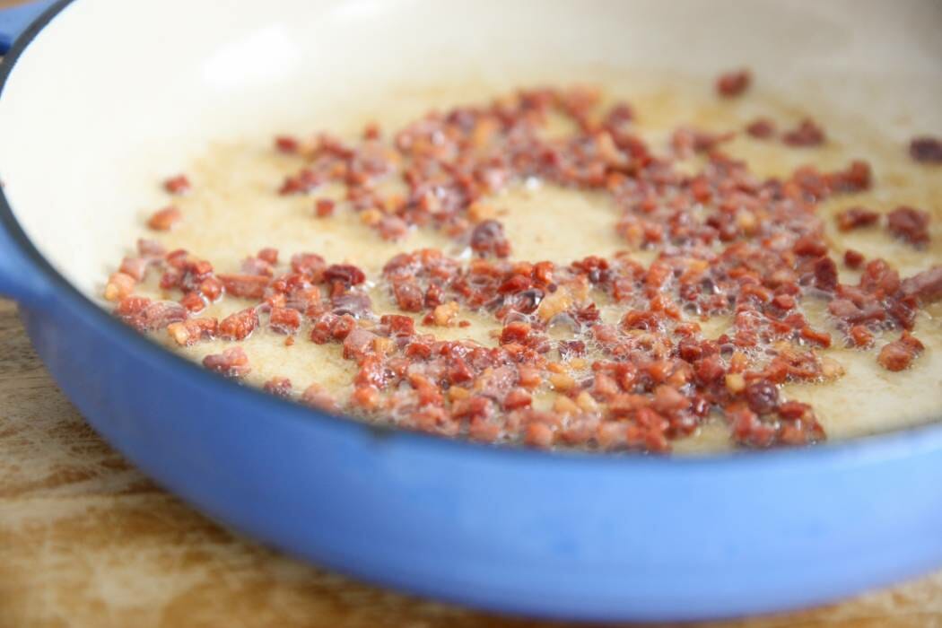 prosciutto for squash soup