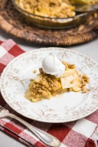 Crumb Topped Apple Pie from Our Best Bites