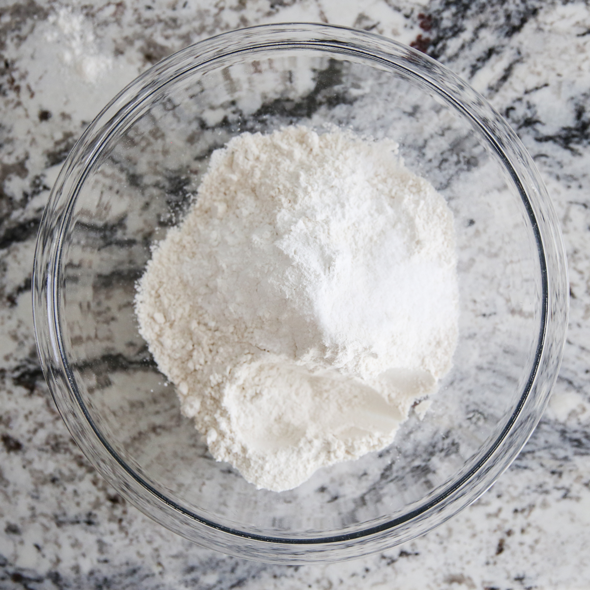 dry ingredients for biscuit dough
