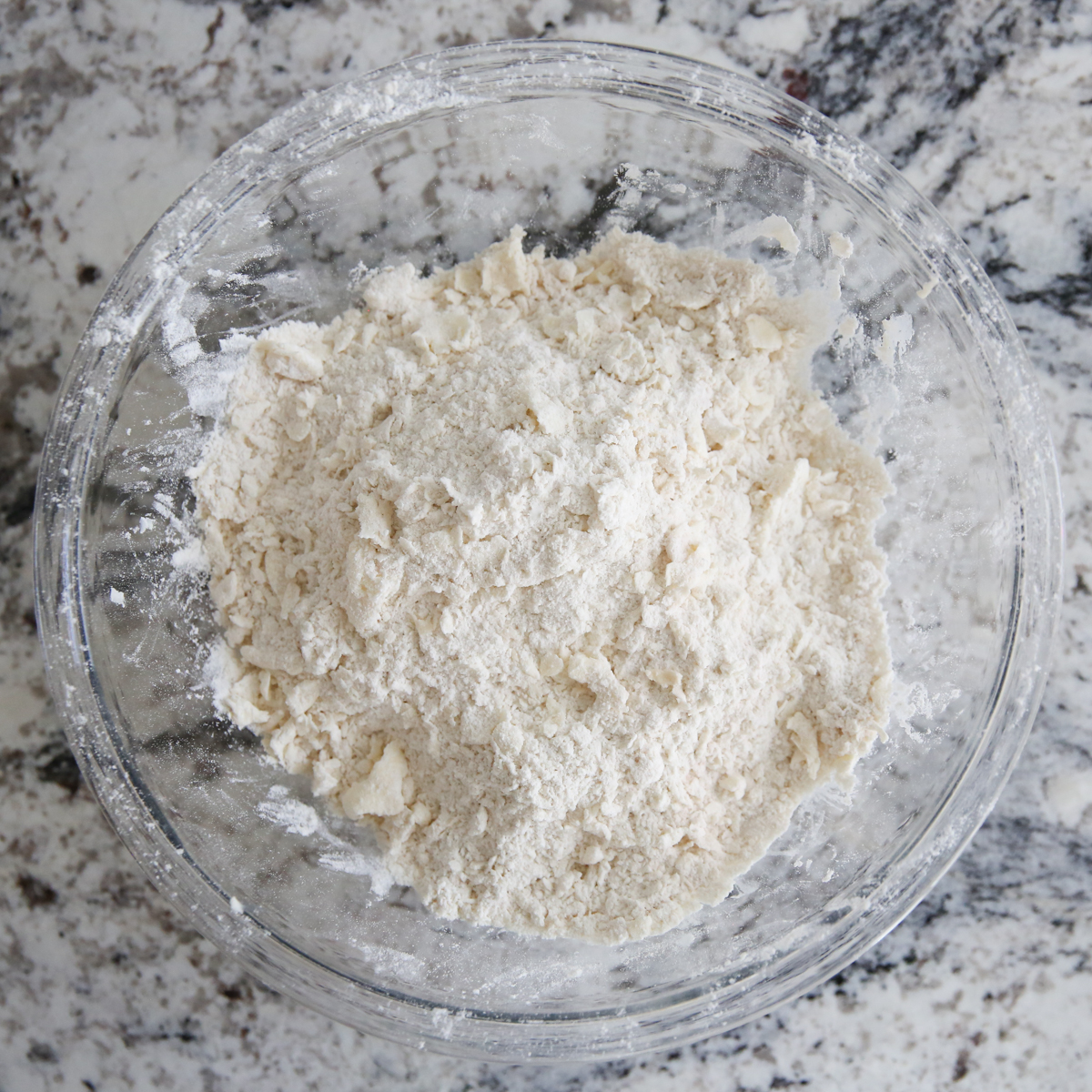dry ingredients for biscuit dough