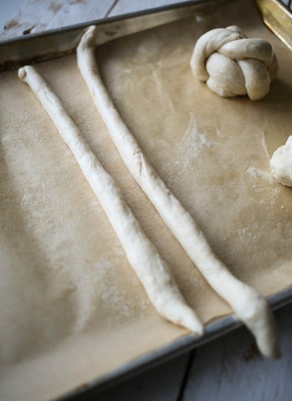 shaping mini king cakes