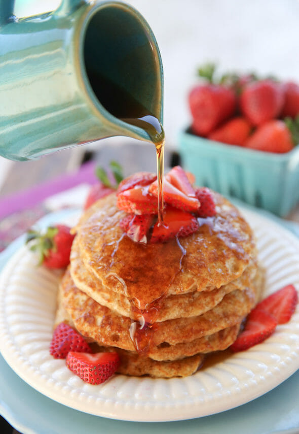 Whole Wheat Buttermilk Pancakes