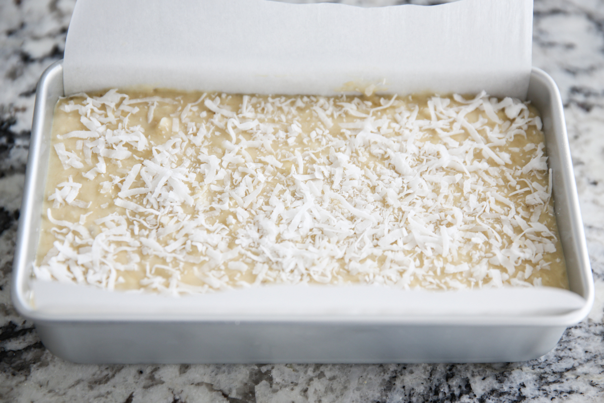 banana bread before baking