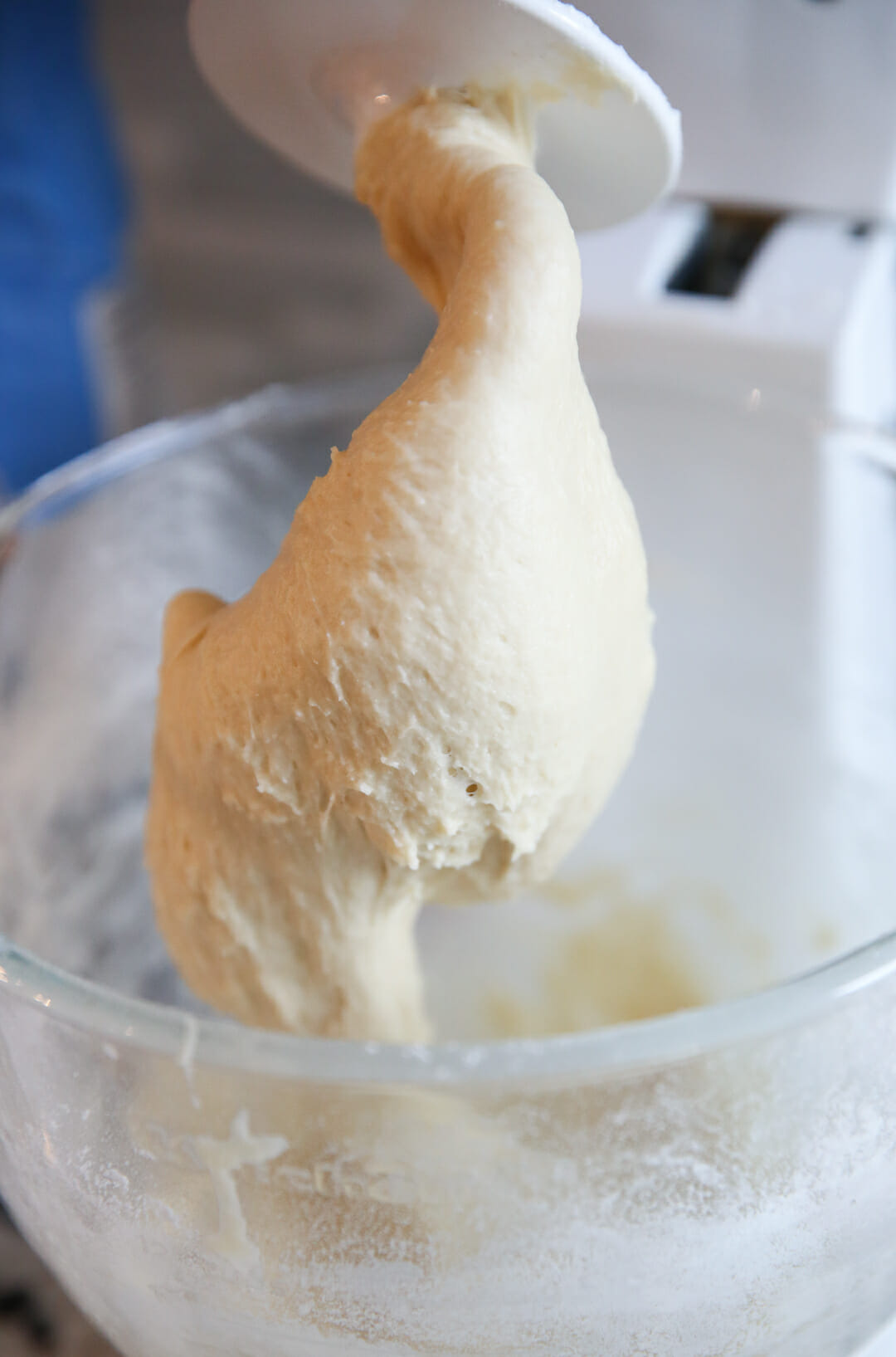Cinnamon Roll Dough in Bowl