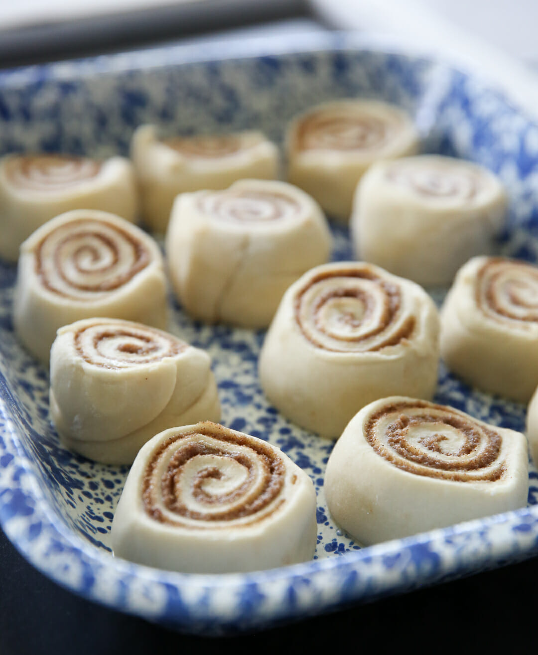 Cinnamon Rolls in pan
