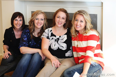 Sara and Kate with new friends