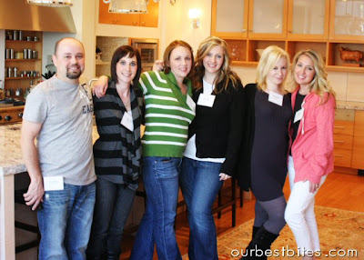 Sara and Kate with cook off contestants