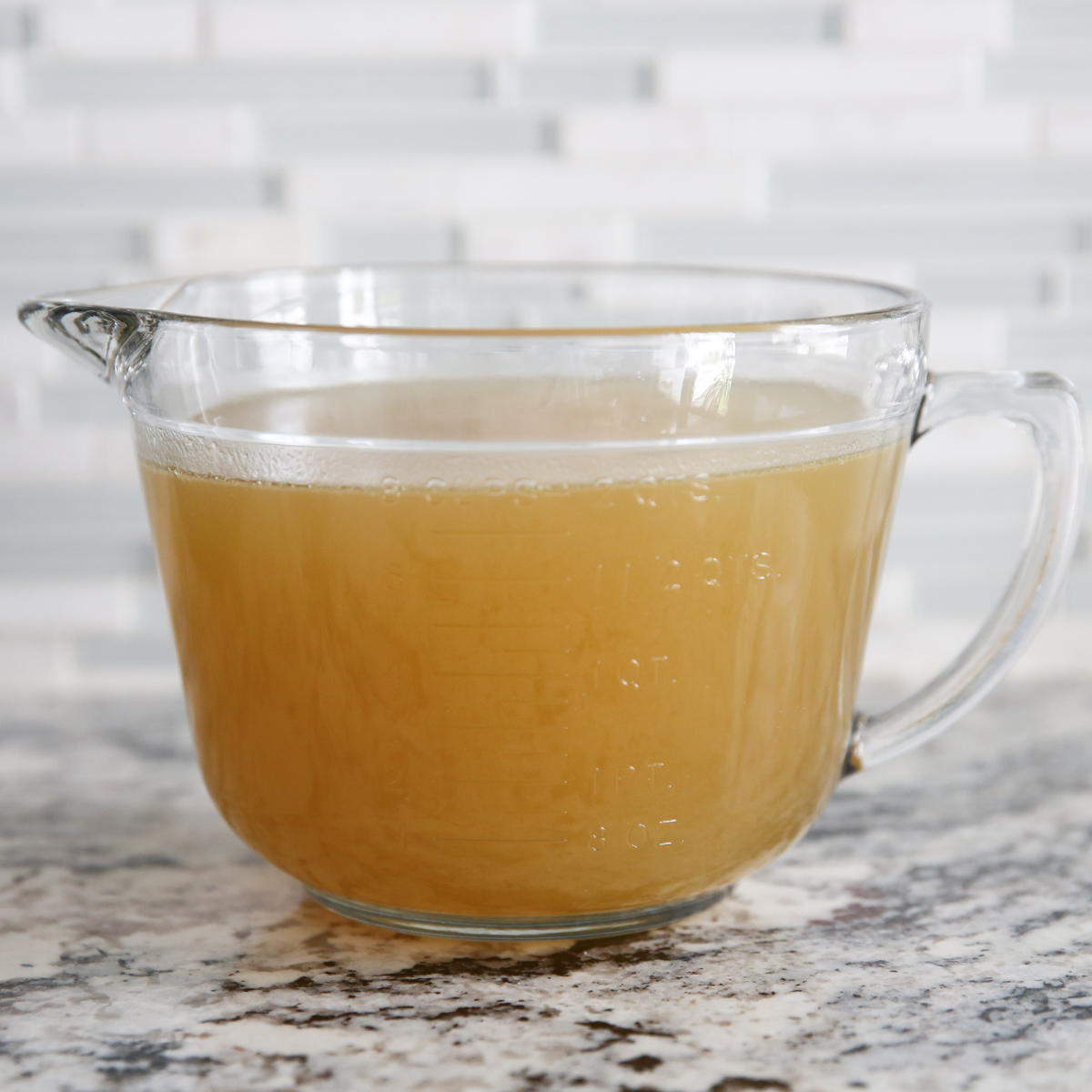 Homemade Chicken Broth in bowl