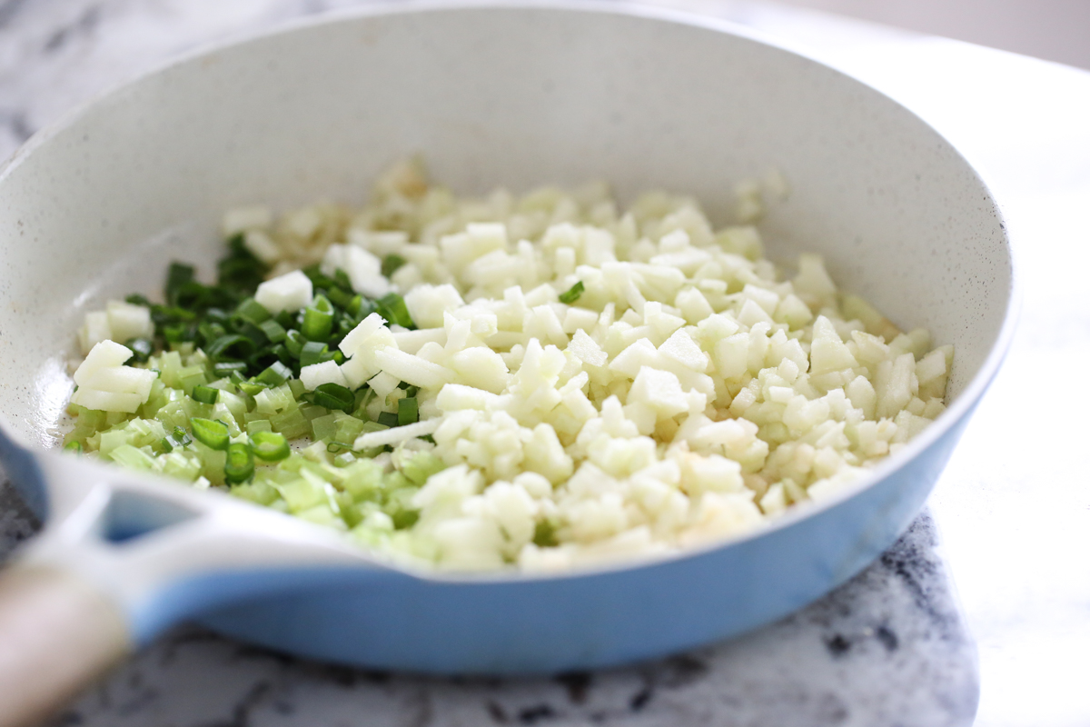 sauteed celery and apples