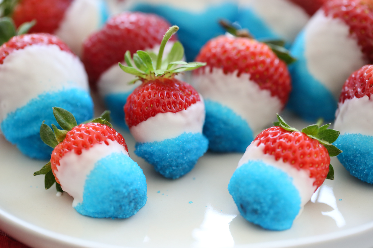 patriotic strawberries