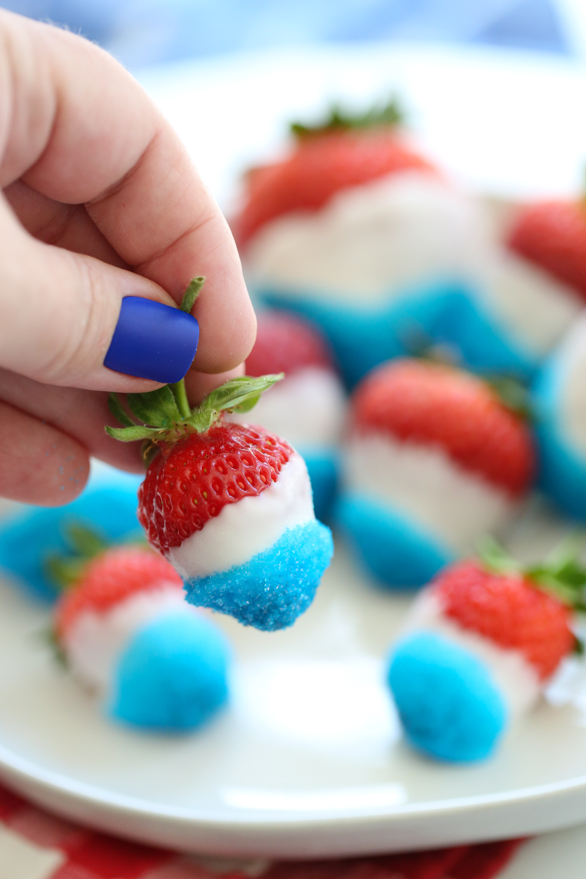 patriotic strawberries