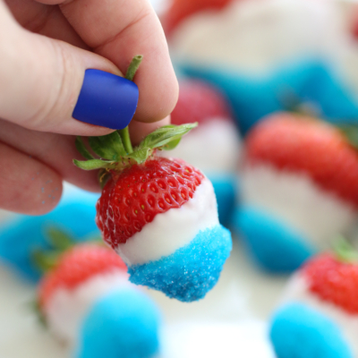 red white and blue berries