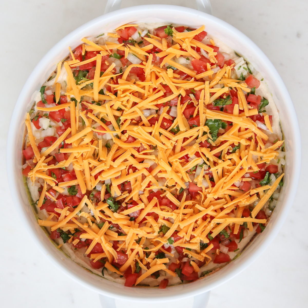 seven layer dip from our best bites 