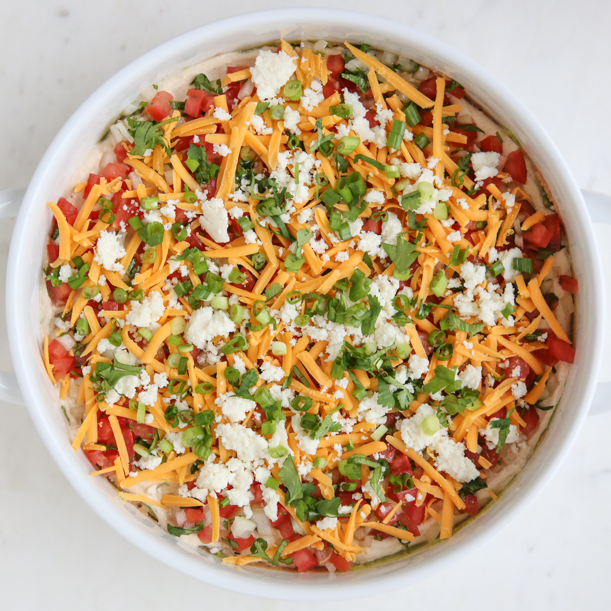 seven layer dip from our best bites 