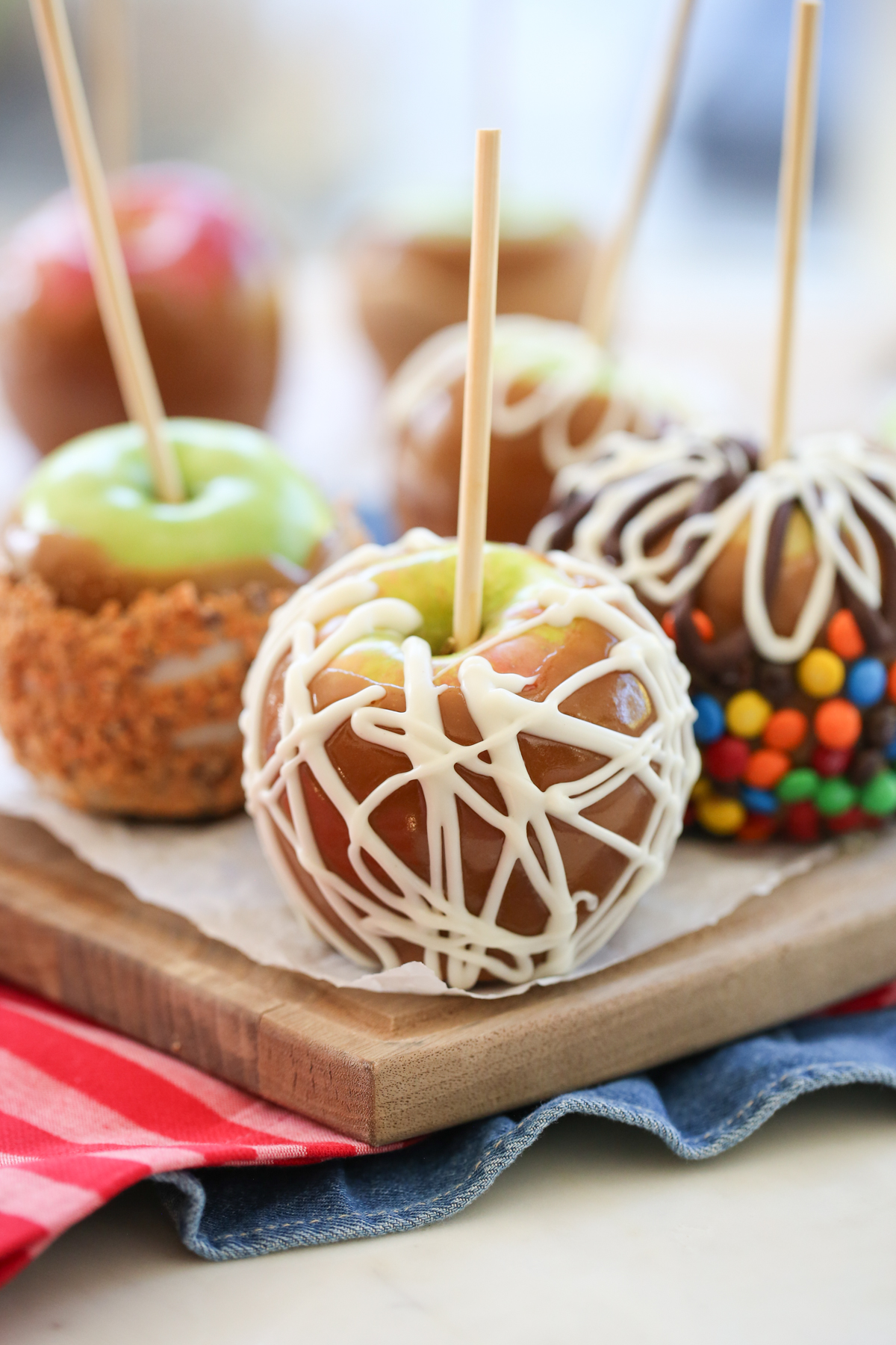 caramel apple with white chocolate