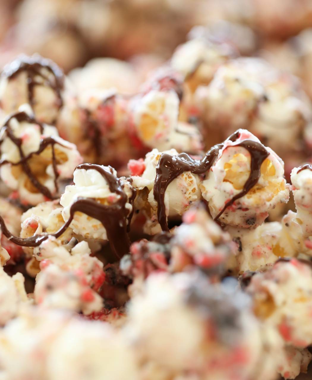 Sea salt on cookie popcorn