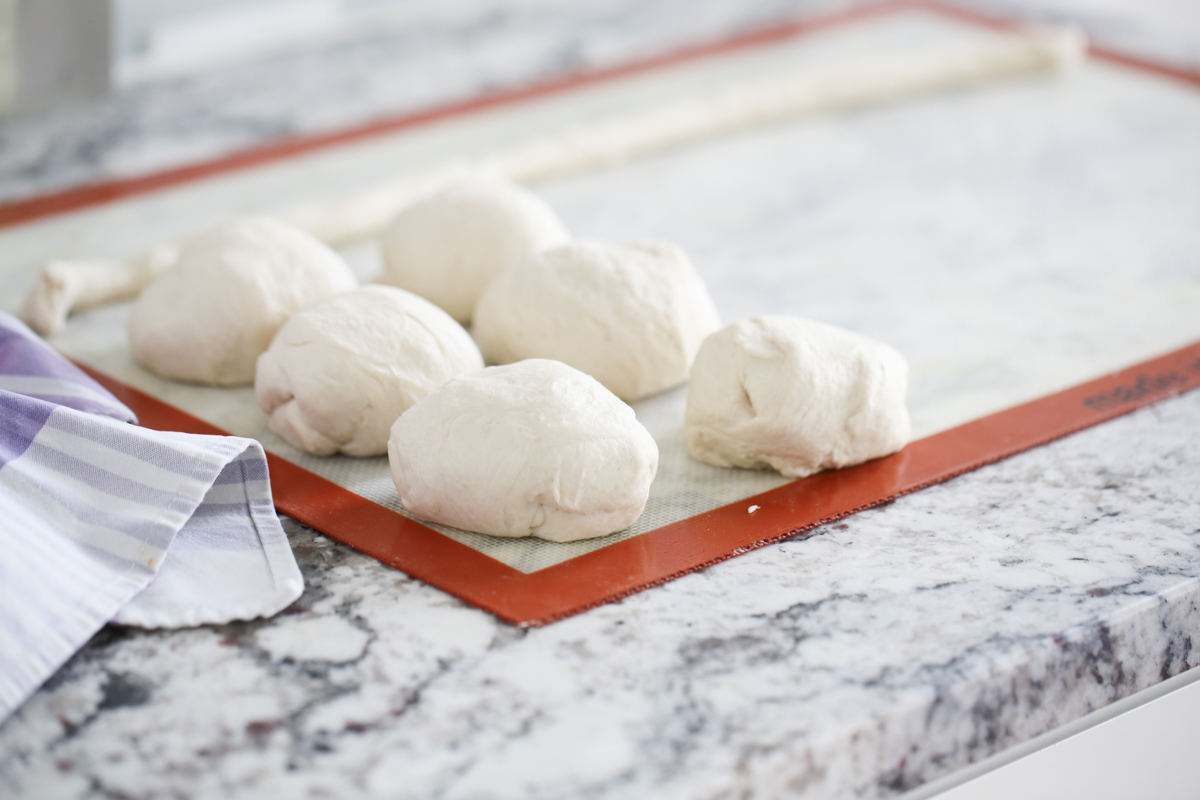 pretzel dough rising