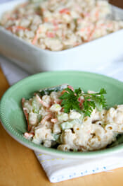Buffalo Chicken Mac Salad from Our Best Bites sm