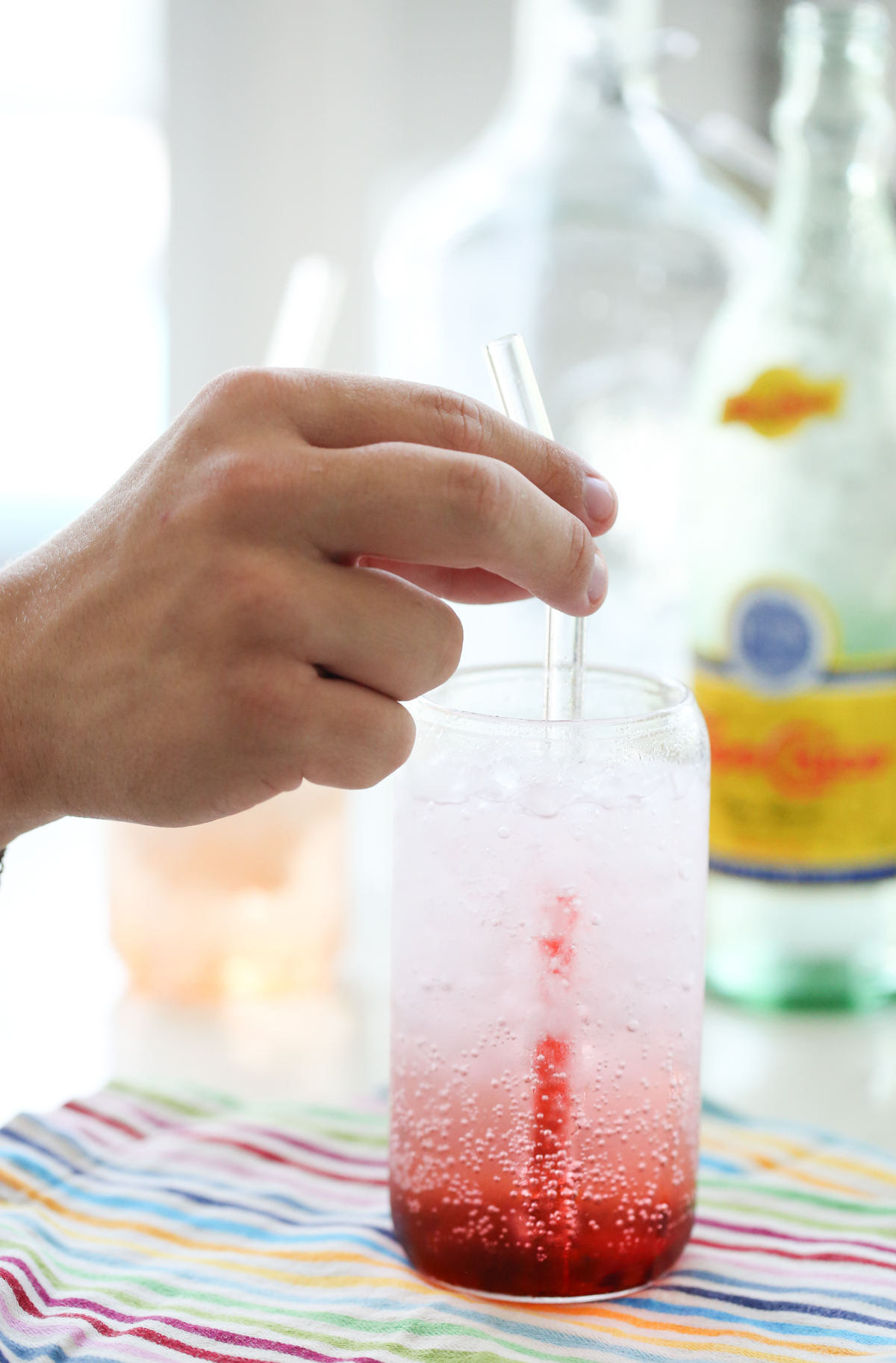 stirring italian soda