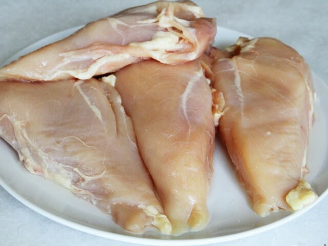 Chicken breasts stuffed with garlic-herb ricotta and mozzarella cheese. So delicious and easier than it looks!