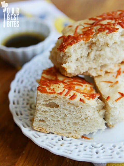 asiago focaccia from Our Best Bites