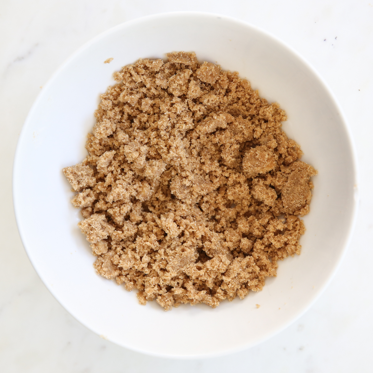 streusel ingredients in a bowl