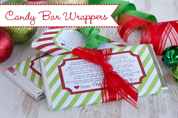 Candy Bar Wrappers from Our Best Bites