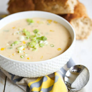 Crawfish & Corn Bisque by Our Best Bites