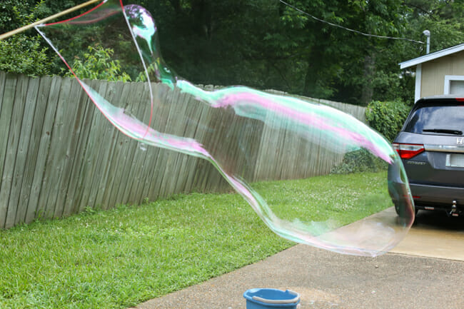 Giant bubbles on Our Best Bites!
