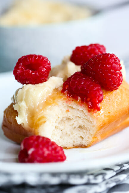 bite of fa raspberry honey butter scone