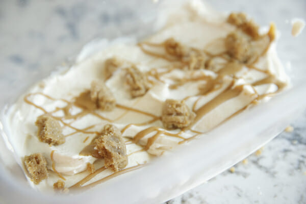 Cookies in ice cream