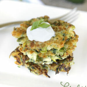 Zucchini Fritters by Our Best Bites