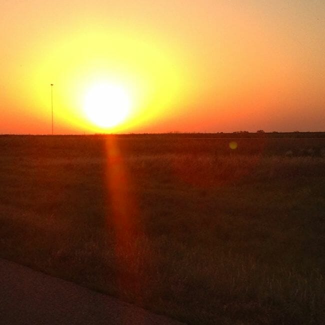west texas sunset