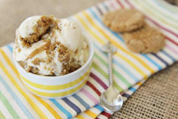 Peanut Butter Cookie Ice Cream from Our Best Bites